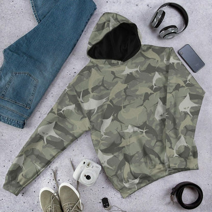 3D Marlin Camo Custom Tshirt Hoodie Apparel