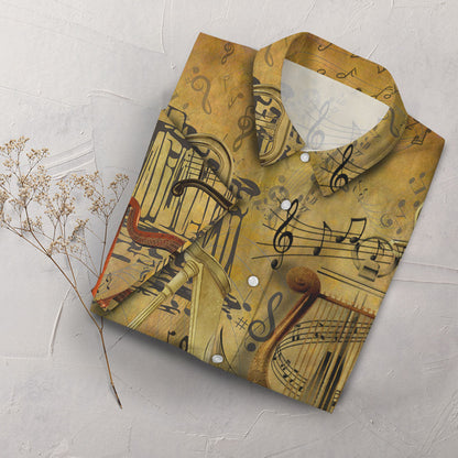 Ancient Harp Hawaiian Shirt, Christmas Gift