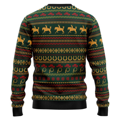 Amazing Cowboy HZ92402 Ugly Christmas Sweater Christmas Tshirt Hoodie Apparel,Christmas Ugly Sweater,Christmas Gift,Gift Christmas 2024