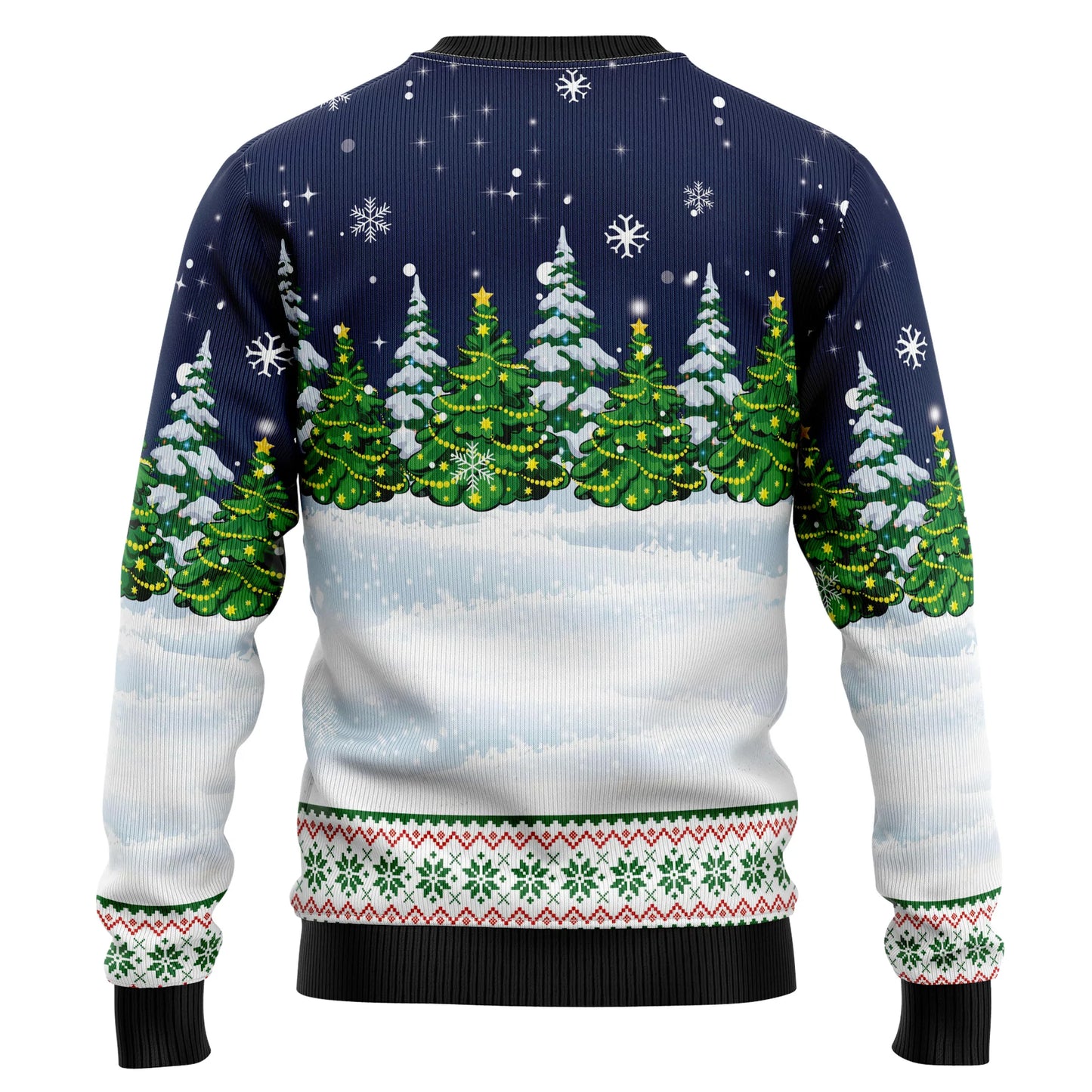 Dreaming Golden Retriever Under Snow Ugly Christmas Sweater,Christmas Ugly Sweater,Christmas Gift,Gift Christmas 2024