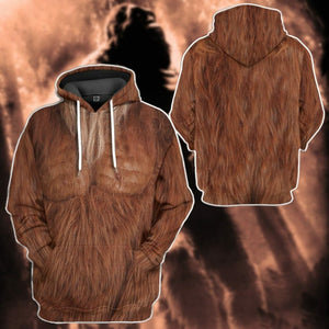 3D Bigfoot Costume Tshirt Hoodie Apparel