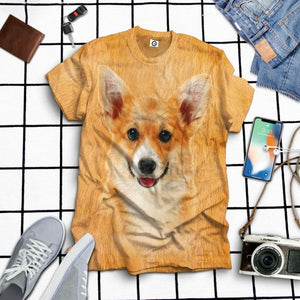 3D Corgi Cosplay Custom Tshirt Hoodie Appreal