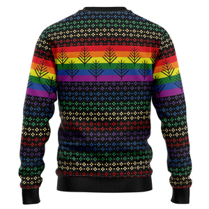 LGBT Rainbow Ugly Christmas Sweater,Christmas Ugly Sweater,Christmas Gift,Gift Christmas 2024