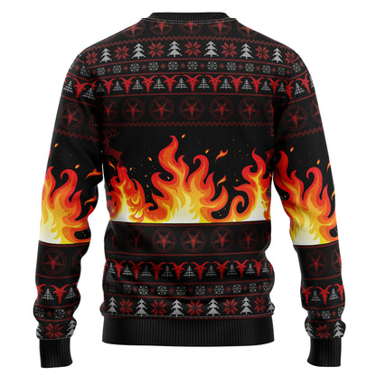 Satan Claus Merry Christmas Hail Satanic Ugly Christmas Sweater, Christmas Gift,Gift Christmas 2024