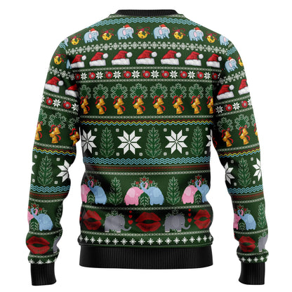 Elephant I Didn't Fart My Butt Blew You A Kiss Ugly Christmas Sweater,Christmas Ugly Sweater,Christmas Gift,Gift Christmas 2024