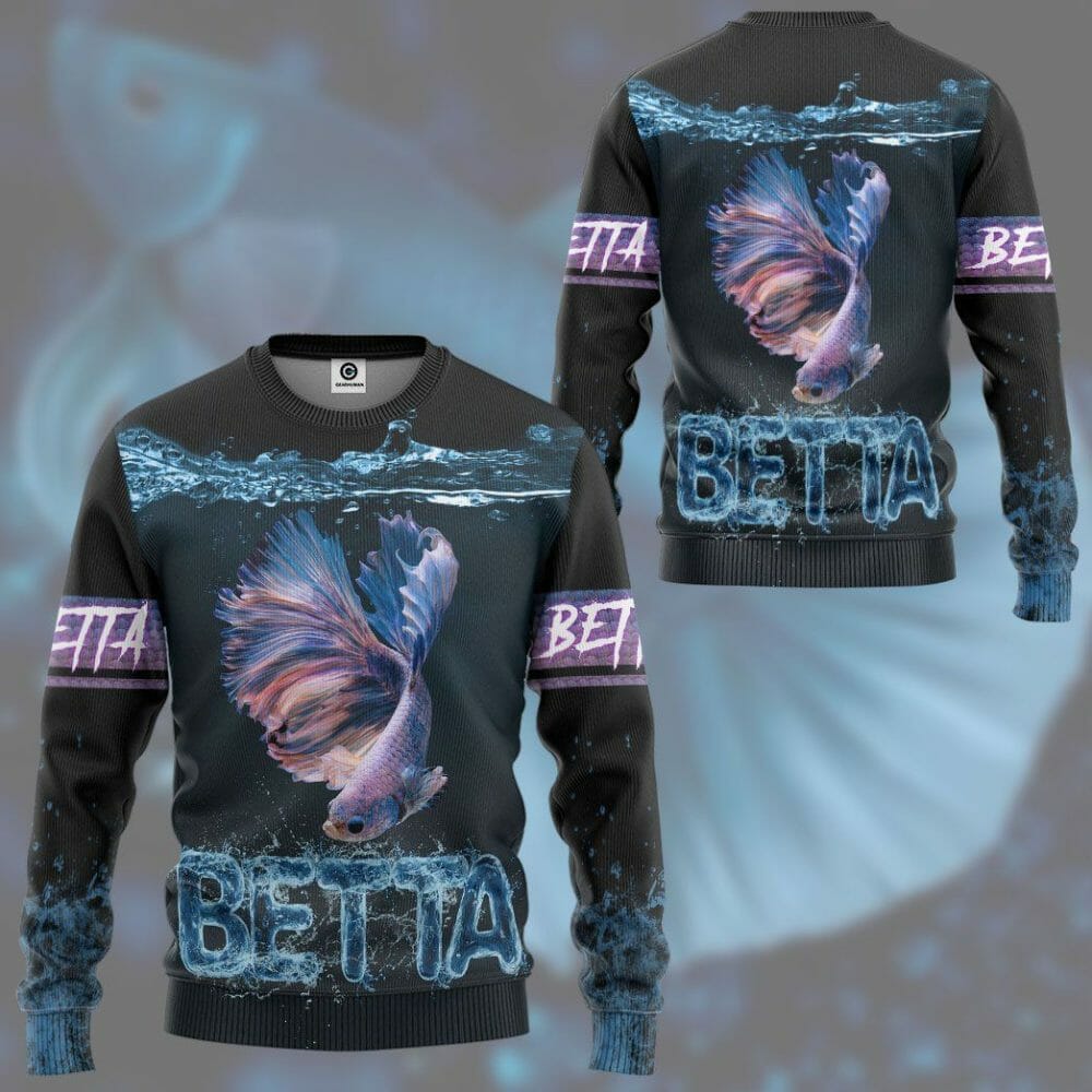 3D Betta Custom Tshirt Hoodie Apparel
