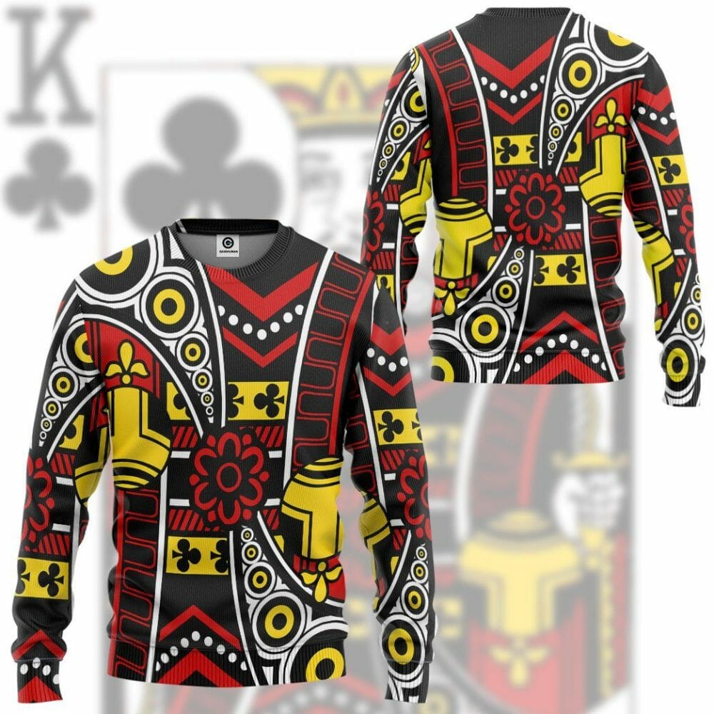 3D King of Clubs Alexandre Custom Tshirt Hoodie Apparel