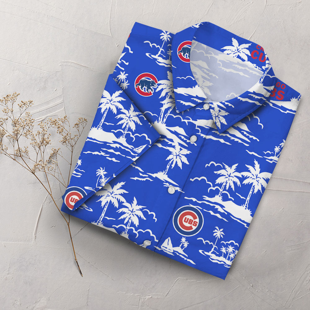 Chicago Cubs Baseball Hawaiian Shirt_Hawaiian Shirt Gift, Christmas Gift