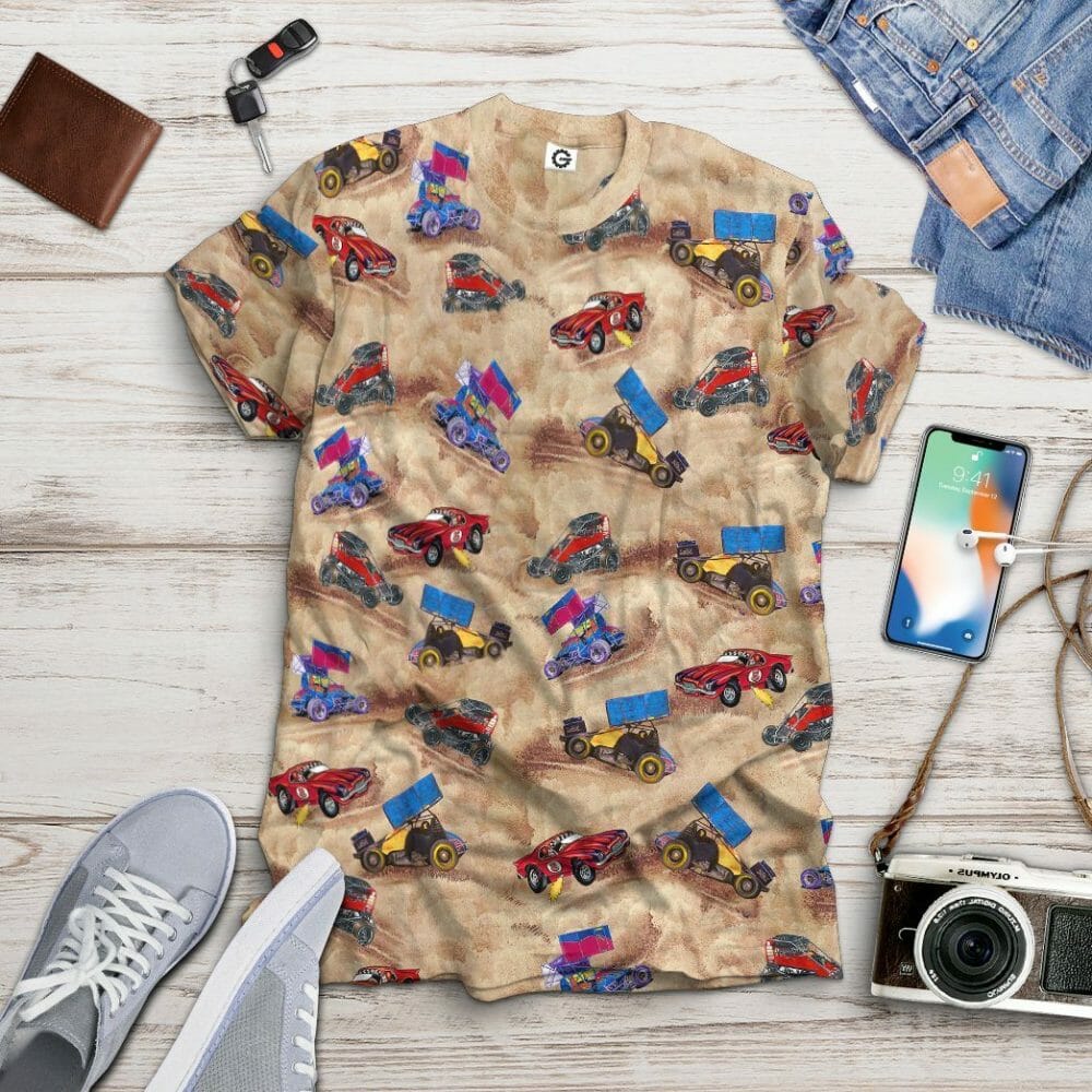 3D Dirt Track Racing Custom T-Shirt Hoodie Bekleidung