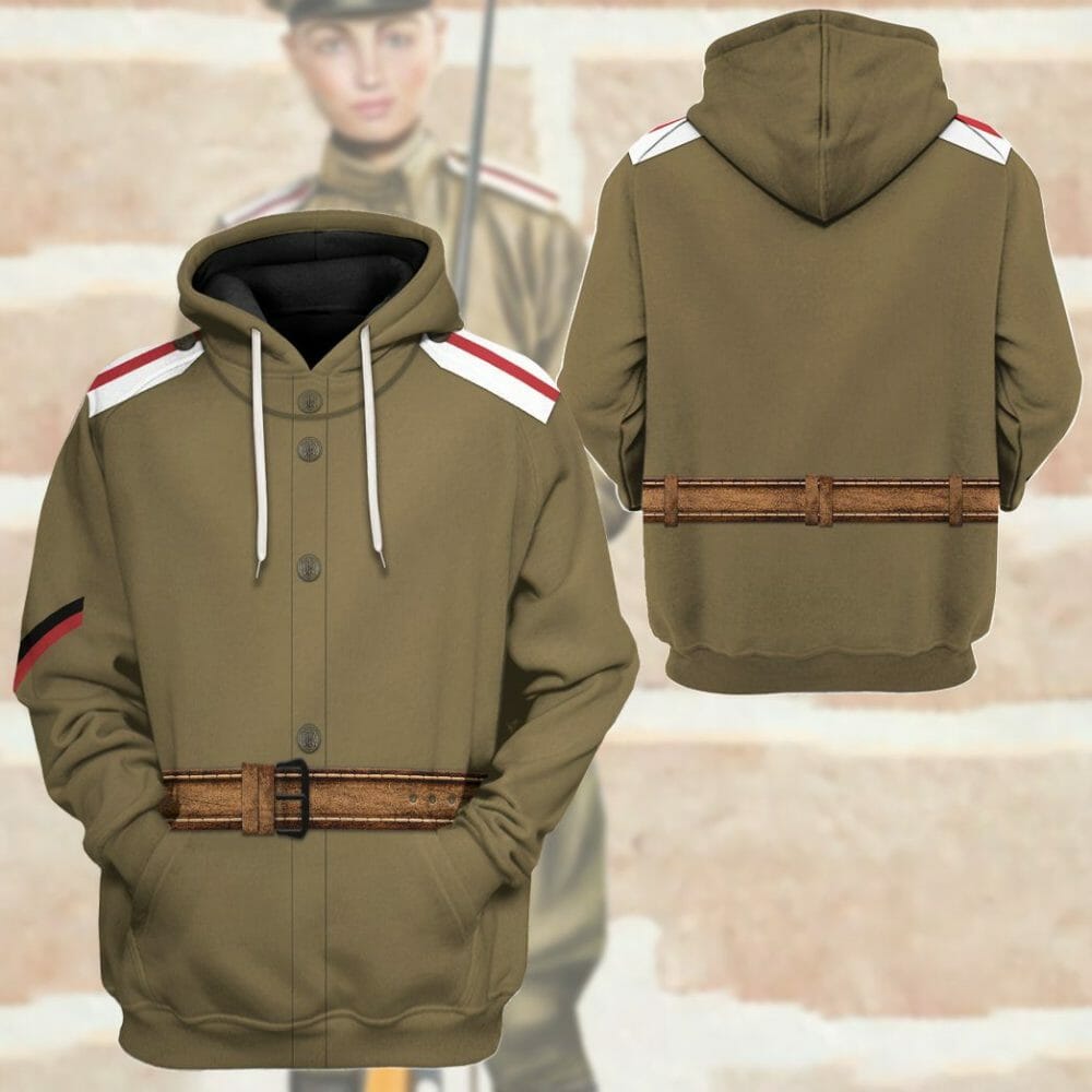 3D Russian Soldier Uniform Tshirt Hoodie Apparel