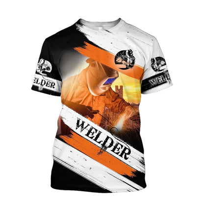 Premium Welder Unisex Theme Pretty Ornamental Hawaiian Shirt,Hawaiian Shirt Gift, Christmas Gift