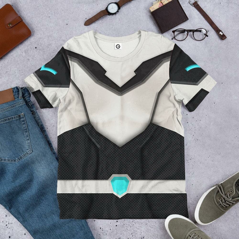 3D Voltron Legendary Defender Shiro Armor Custom Tshirt Hoodie Apparel