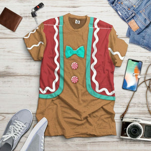 3D Gingerbread Man Custom Tshirt