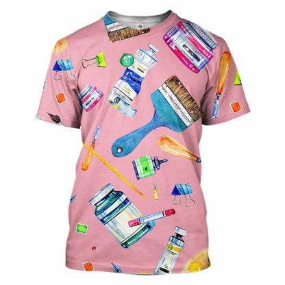 Art Teacher- 3D All Over Printed Shirt Tshirt Hoodie Apparel