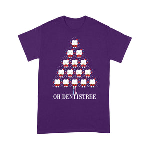 Oh Dentistree Funny Merry Christmas Dentist  Tee Shirt Gift For Christmas