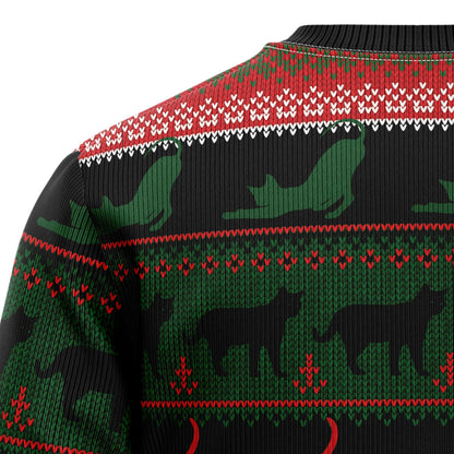 Black Cat Sleigh To Death Star Ugly Christmas Sweater , Christmas Ugly Sweater,Christmas Gift,Gift Christmas 2024