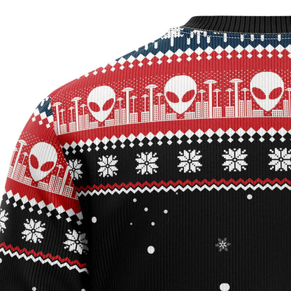 Alien Christmas T1611 Ugly Christmas Sweaterr,Christmas Ugly Sweater,Christmas Gift,Gift Christmas 2024