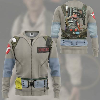 Ghostbusters 1984 Spengler Cosplay Custom Tshirt Hoodie Apparel