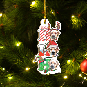 Christmas Dog Ornaments Set, Merry Woofmas Ornaments Set, Funny Christmas Ornaments Family Gift Idea For Labrador Lover