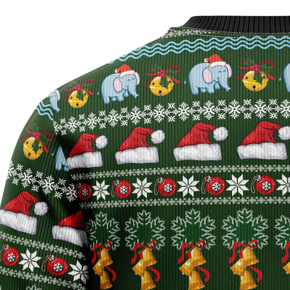 Elephant I Didn't Fart My Butt Blew You A Kiss Ugly Christmas Sweater,Christmas Ugly Sweater,Christmas Gift,Gift Christmas 2024
