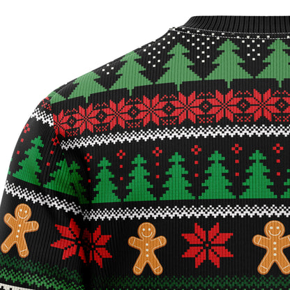 Gingerbread Man Ugly Christmas Sweater,Christmas Ugly Sweater,Christmas Gift,Gift Christmas 2024