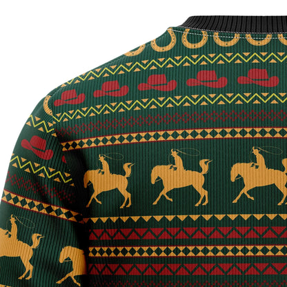 Amazing Cowboy HZ92402 Ugly Christmas Sweater Christmas Tshirt Hoodie Apparel,Christmas Ugly Sweater,Christmas Gift,Gift Christmas 2024