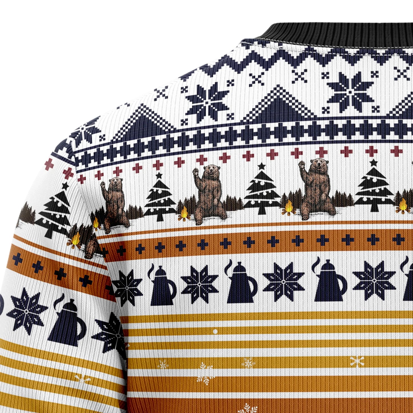 Bear Coffee Ugly Christmas Sweater, Christmas Ugly Sweater,Christmas Gift,Gift Christmas 2024