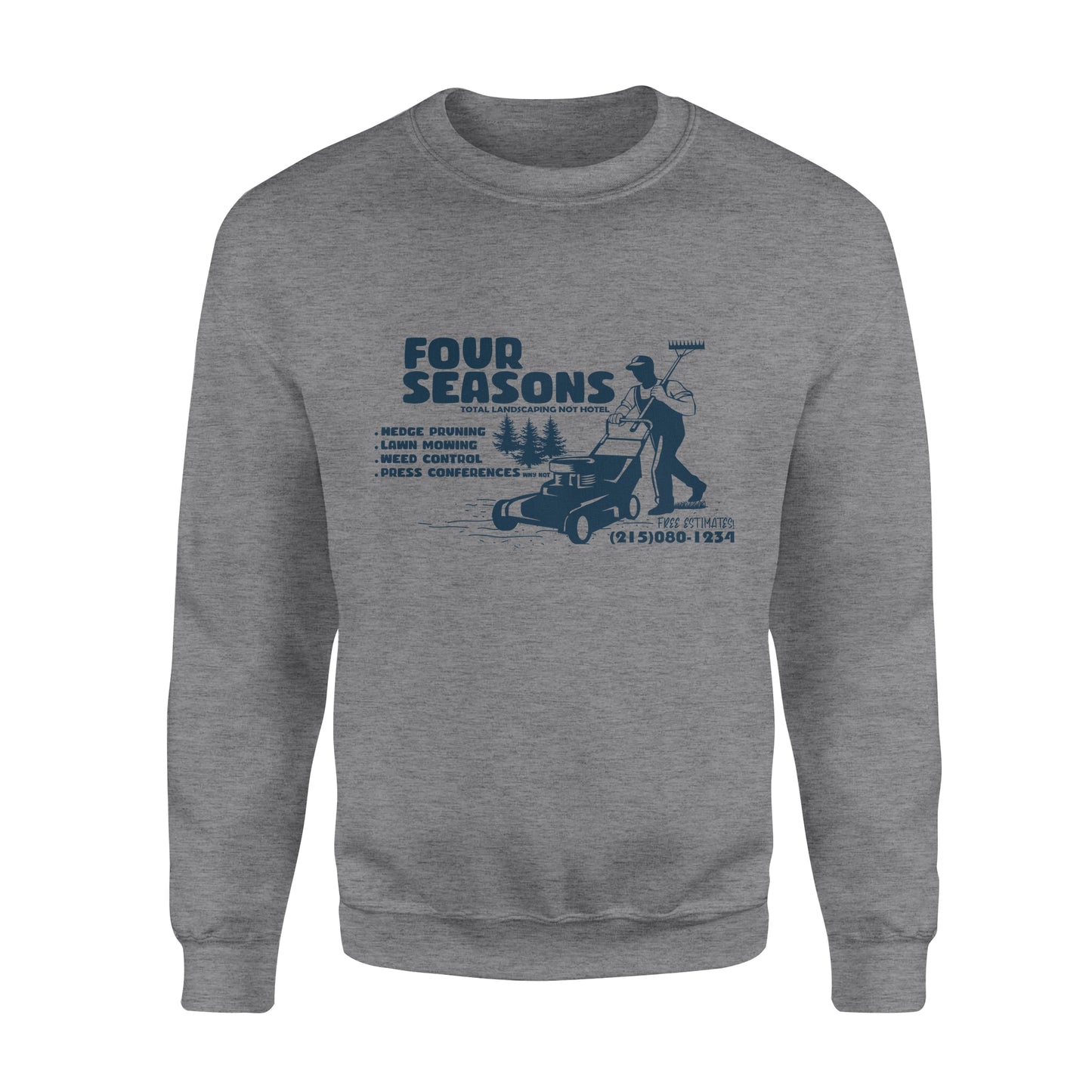 Four Seasons Total Landscaping Not Hotel - Lustiges Sweatshirt, hässlicher Weihnachtspullover für Männer und Frauen