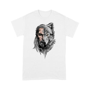 Viking T-shirt, Viking Warrior T-shirt - Viking Wolf T-shirt, Family Gift Idea For Men