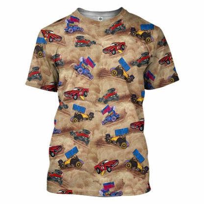 3D Dirt Track Racing Custom T-Shirt Hoodie Bekleidung