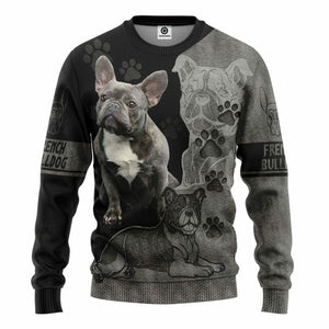 3D French Bulldog Lovers Custom Tshirt Hoodie Apparel