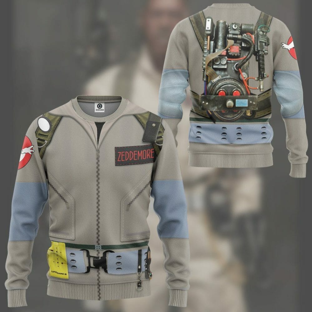 Ghostbusters 1984 Zeddemore Cosplay Custom Tshirt Hoodie Apparel