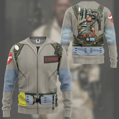 Ghostbusters 1984 Zeddemore Cosplay Custom Tshirt Hoodie Apparel