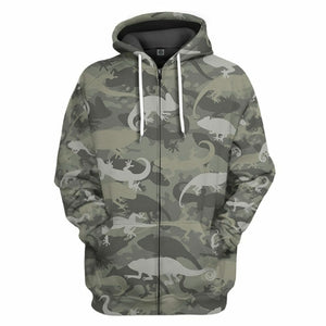 3D Lizard Camo Custom Tshirt Hoodie Apparel