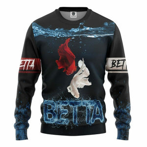 3D Betta Loving Custom Tshirt Hoodie Apparel