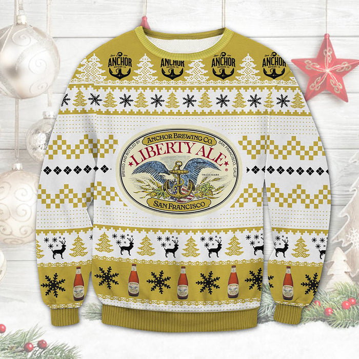 Anchor Brewing Liberty Ale Beer san francisco Christmas Sweater, Christmas Gift, Gift Christmas 2024