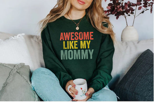 Awesome Like My mother-in-law Shirt Retro Parents Day Tank Top