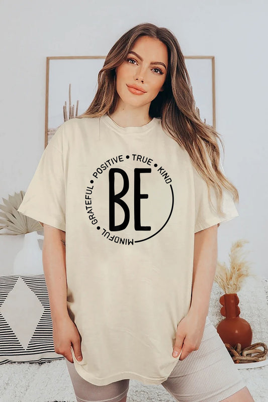 Be Mindful Grateful Positive True Kind Inspirational Gift Shirt