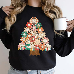 Christmas Sweatshirt, Christmas Sweater, Christmas Crewneck, Christmas Tree Sweatshirt, Holiday Sweaters for Women, Winter Sweatshirt-2