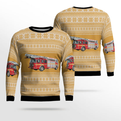 Canada Toronto Fire Services Ugly Sweater, Christmas Ugly Sweater, Christmas Gift, Gift Christmas 2024