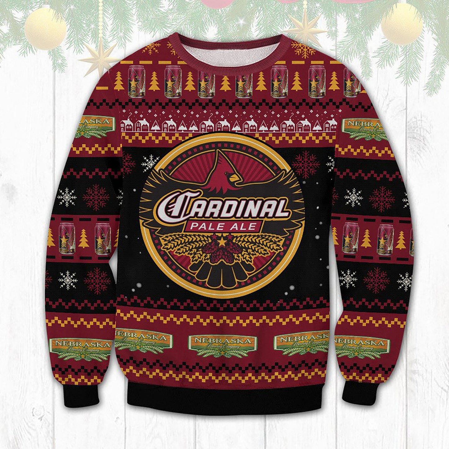Cardinal Pale Ale Beer Ugly Christmas Ugly Sweater, Christmas Gift, Gift Christmas 2024