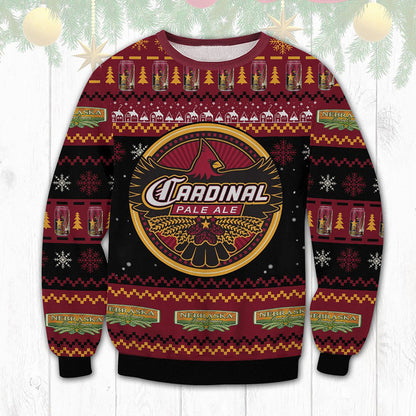 Cardinal Pale Ale Beer Ugly Christmas Ugly Sweater, Christmas Gift, Gift Christmas 2024