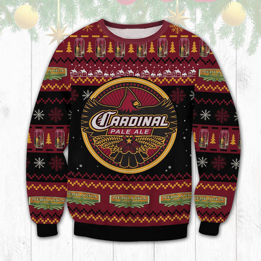 Cardinal Pale Ale Beer Ugly Christmas Ugly Sweater, Christmas Gift, Gift Christmas 2024