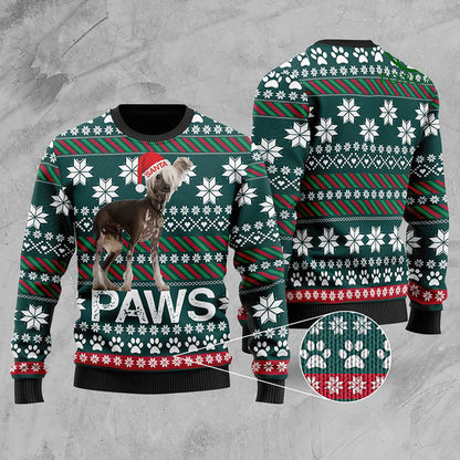 Chinese Crested Santa Printed Christmas Ugly Sweater, Christmas Ugly Sweater, Christmas Gift, Gift Christmas 2024
