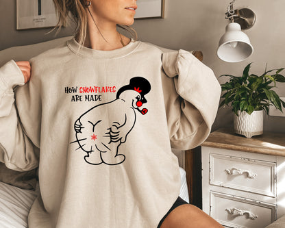 Christmas Sweatshirt,Cute Winter Sweater,How Snowflakes Are Made Shirt,Funny Snowman Shirt,Sarcastic T-shirt,Merry Christmas,Snowflakes Tee
