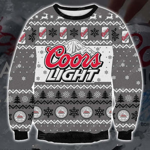 Coors Light beer 3D Print Christmas Sweater Tshirt Hoodie Apparel,Christmas Ugly Sweater,Christmas Gift,Gift Christmas 2022