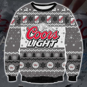 Coors Light beer 3D Print Christmas Sweater, Christmas Ugly Sweater, Christmas Gift, Gift Christmas 2024