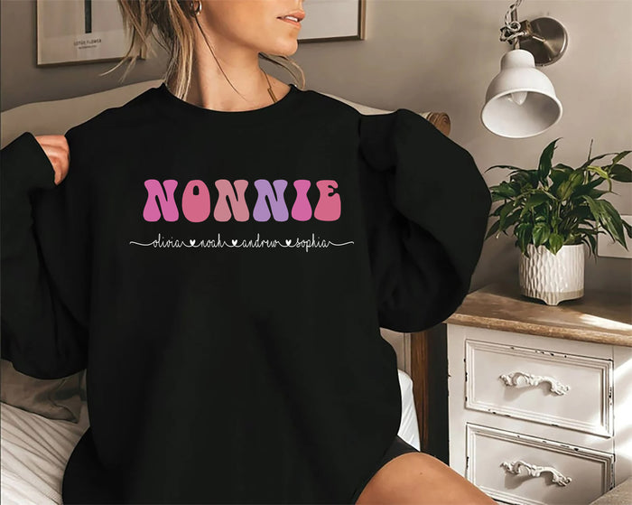 Custom Nonnie Sweatshirt Nonnie Gifts sweatshirt