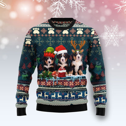 Cute Bernese Mountain Dog Christmas Ugly Christmas, Christmas Ugly Sweater, Christmas Gift, Gift Christmas 2024