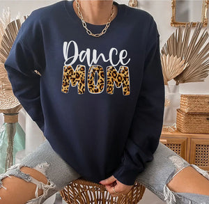 Dance Mom Shirt Leopard Funny Dance Mom Mother's Day 2023 Sweatshirt